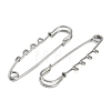 304 Stainless Steel Safety Pins Brooch Findings STAS-K252-05B-P-2