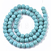 Synthetic Turquoise Beads Strands TURQ-S192-6mm-2-2