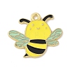 Bees Theme Alloy Enamel Pandants FIND-M083-06N-G-1