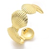 Brass Open Cuff Bangles for Women BJEW-M091-02G-2