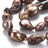Natural Keshi Pearl Beads Strands PEAR-S021-176B-3