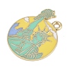 Alloy Enamel Pendants FIND-E054-06A-2