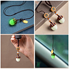 4Pcs 4 Styles Wooden Acorn Box Jewelry Pendants WOOD-CA0001-65-6