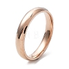 Ion Plating(IP) 304 Stainless Steel Flat Plain Band Rings STAS-I160-C-RG-1