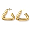 304 Stainless Steel Stud Earrings for Women EJEW-U019-01G-03-1