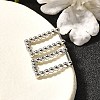 304 Stainless Steel Hoop Earrings for Women EJEW-M068-08A-P-2
