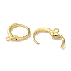 Rack Plating Brass Hoop Earring Settings KK-F090-14G-2