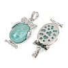 Natural Amazonite Pendants G-A315-03G-P-2