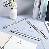 Iron Notebook 3-Ring Loose Leaf Book Binder Hinged Clamp FIND-WH20007-15E-P-4