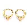 925 Sterling Silver Hoop Earring Findings STER-N016-59G-1