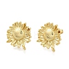 Rack Plating Brass Stud Earring Finding EJEW-H016-39G-2