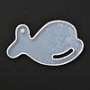 Dolphin Shaped Silhouette Silicone Cup Mat Molds DIY-I065-02-2