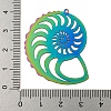 Ion Plating(IP) 201 Stainless Steel Etched Metal Embellishments Pendants STAS-G328-02G-RC-3
