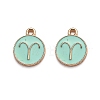 Alloy Enamel Pendants ENAM-S124-01A-15A-1