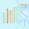 11Pcs Plastic Big Eye Needle for Sewing TOOL-FS0001-06-2