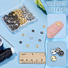 200Pcs 4 Colors Alloy Mini Buttons BUTT-FG0001-19-3