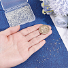500Pcs Rack Plating Brass Jump Rings KK-PH0015-52-3