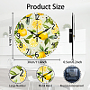 MDF Printed Wall Clock HJEW-WH0058-010-2