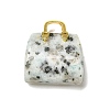 Natural Sesame Jasper Brass Pendants KK-E274-01G-23-2