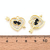 Alloy Rhinestone Pendants FIND-N012-02KCG-3