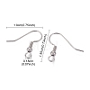 Tarnish Resistant 316 Surgical Stainless Steel Earring Hooks STAS-I090-03P-3
