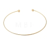 201 Stainless Steel Twist Cuff Choker Necklaces SA-CBA4A0D-01G-4