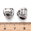 304 Stainless Steel European Style Large Hole Beads STAS-T072-106AS-3