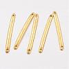 Tibetan Style Bar Links connectors TIBE-A14039-G-FF-1
