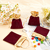 Rectangle Velvet Jewelry Pouches Bags TP-BBC0001-09A-02-4