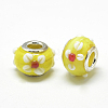 Handmade Lampwork European Beads LAMP-Q029-03B-2