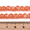 Baking Paint Glass Beads Strands DGLA-N015-6mm-04-4