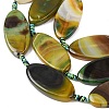 Natural Banded Agate Beads Strands G-F825-A01-01B-4