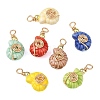 Handmade Porcelain Pendants PALLOY-JF05988-02-1