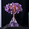 Natural Amethyst Chips Tree Decorations PW-WG33019-01-1