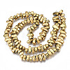 Electroplate Non-magnetic Synthetic Hematite Beads Strands X-G-T114-93G-2
