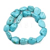 Natural Magnesite Beads Strands G-K244-05B-4