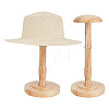 Wood Dome Shaped Stem Hat Rack ODIS-WH0043-67B-1