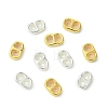 DIY Brass Cord Ends & Silicone Slide Charms Findings Kits KK-CJ0003-51-8