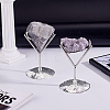 Iron Moon Mineral Rock Display Stands ODIS-WH0030-240P-4