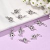 SHEGRACE Brass Clear Cubic Zirconia Charms XGRQ3P577-575P-4