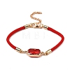 12Pcs 12 Colors Polyester Bracelets BJEW-P340-13A-G-2