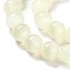 Natural Selenite Beads Strands G-C142-01B-05-4