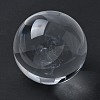 Inner Carving Glass Crystal Ball Diaplay Decoration PW-WGE79FB-03-3