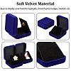 Velvet Jewelry Gift Storage Boxes CON-CY0001-01B-02-5