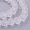 Baking Paint Transparent Glass Bead Strands X-GLAA-S031-12mm-13-1