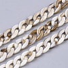 Acrylic Handmade Curb Chains X-SACR-N006-02L-1