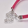 Suede Bracelet Making LS-MAK-WH0007-01B-2