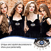 5Pcs Evil Eye Cloth Embroidered Appliques FIND-FG0003-07C-7