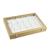 18 Grids Imitation Leather Jewelry Pendant Display Boxes CON-G023-08A-1