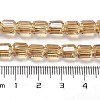 Electroplate Glass Beads Strands EGLA-D030-19J-4
